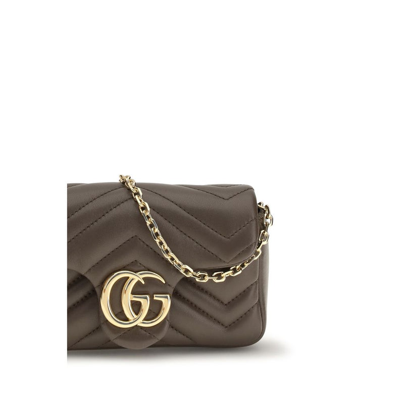 Gucci Brown Calf Leather Bos Taurus Handbag