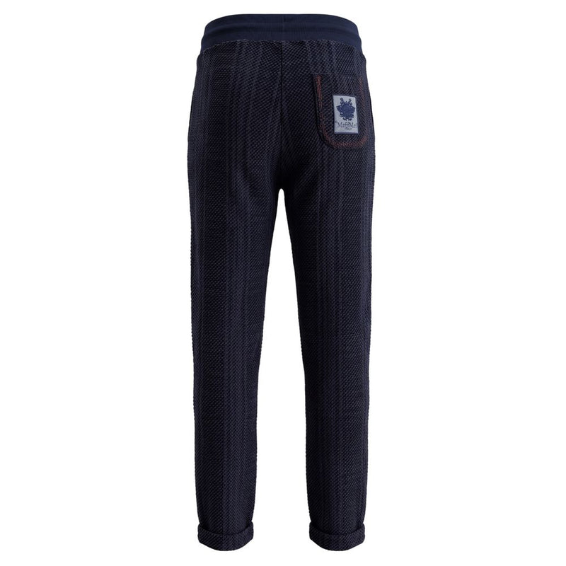 Mr&Mrs Italy Blue Knit Mesh Jogger Pants for Women