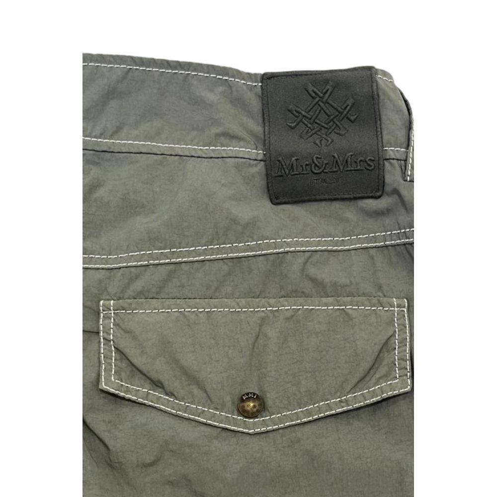 Mr&Mrs Italy Green Technical Fabric Men Pants