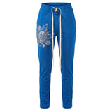 Mr&Mrs Italy Blue Viscose Women Jogger Pants