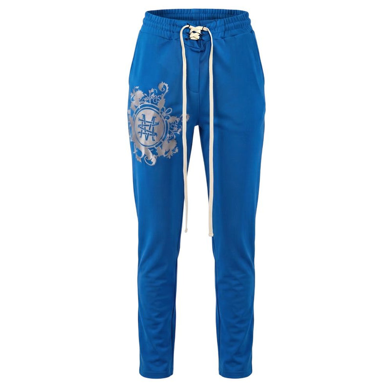 Mr&Mrs Italy Blue Viscose Women Jogger Pants