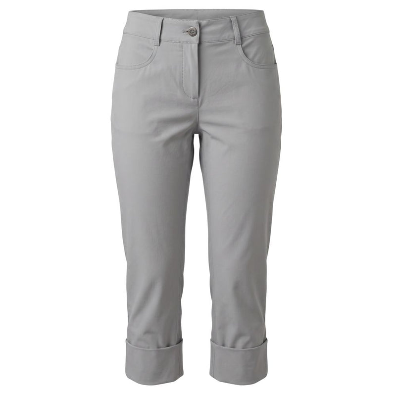 Mr&Mrs Italy Grey Cotton Women Pants - Stylish Mid-Rise Fit
