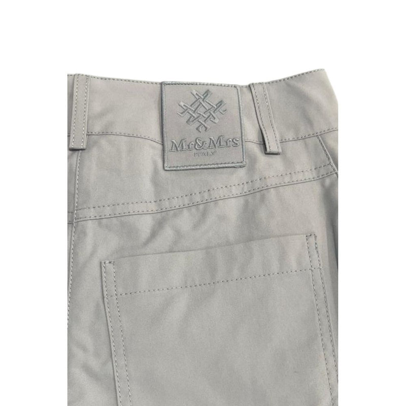 Mr&Mrs Italy Grey Cotton Women Pants - Stylish Mid-Rise Fit
