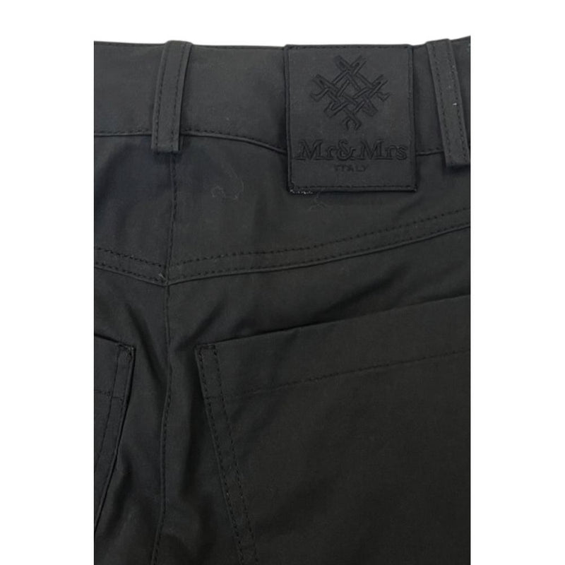 Mr&Mrs Italy Black Cotton Women Pants - Chic & Sophisticated