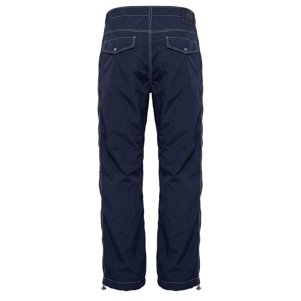 Mr&Mrs Italy Blue Polyamide Casual Pants for Men