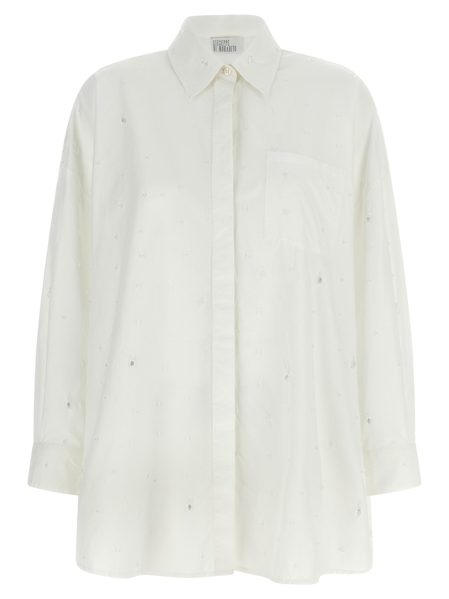 Giuseppe Di Morabito White Cotton Blouse