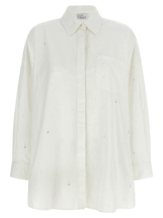 Giuseppe Di Morabito White Cotton Blouse
