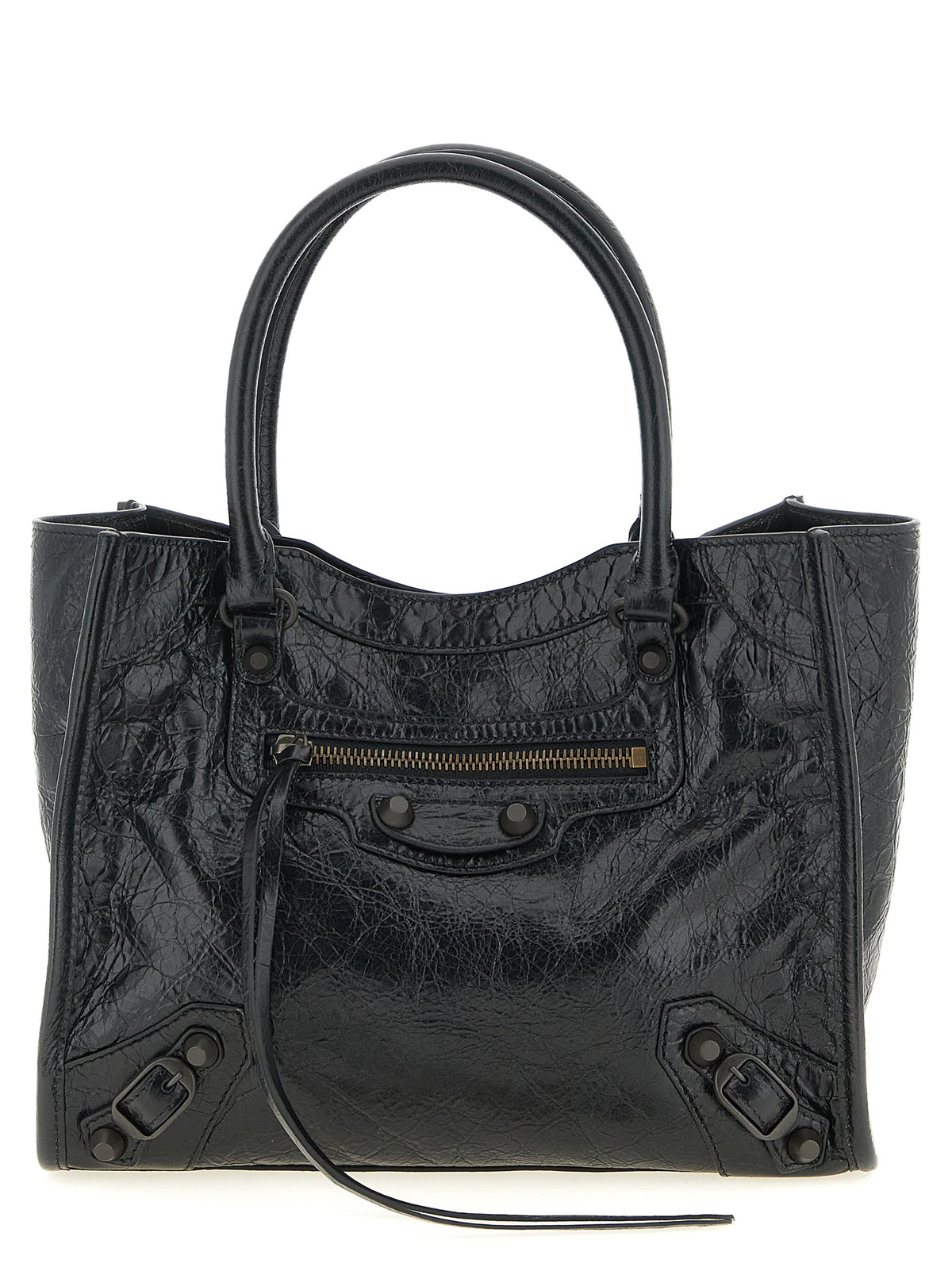 Balenciaga Arena ‘Le City Mini’ Black Lamb Leather Tote Bag