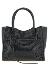 Balenciaga Arena ‘Le City Mini’ Black Lamb Leather Tote Bag