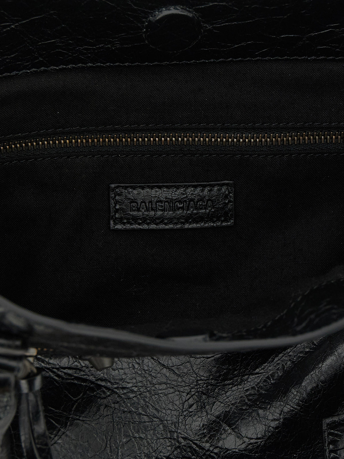 Balenciaga Arena ‘Le City Mini’ Black Lamb Leather Tote Bag