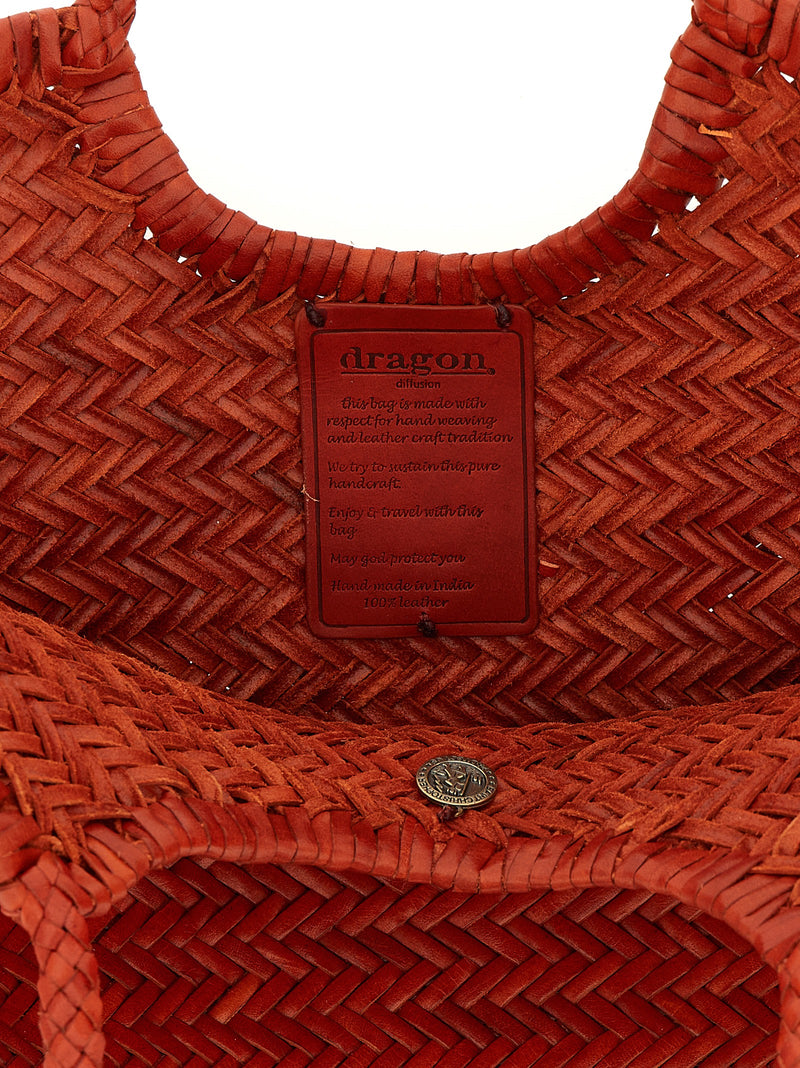 Dragon Diffusion Nantucket Orange Calfskin Shoulder Bag