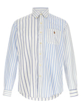 Polo Ralph Lauren Blue Cotton Blouse - Trendy Oxford Shirt