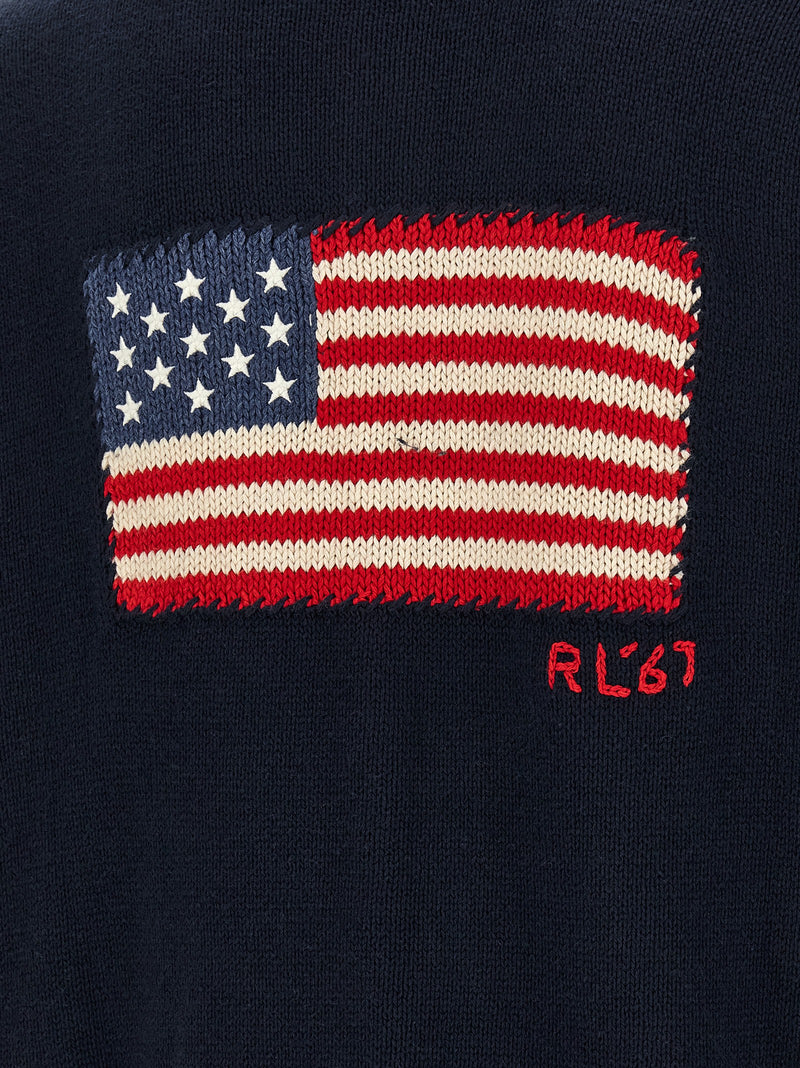 Polo Ralph Lauren Blue Cotton Cardigan - Iconic Style & Comfort