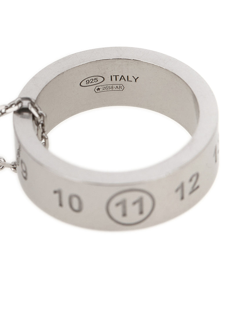 Maison Margiela Silver Numeric Necklace for Men