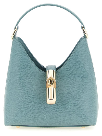 Furla Blue Calfskin Handbag