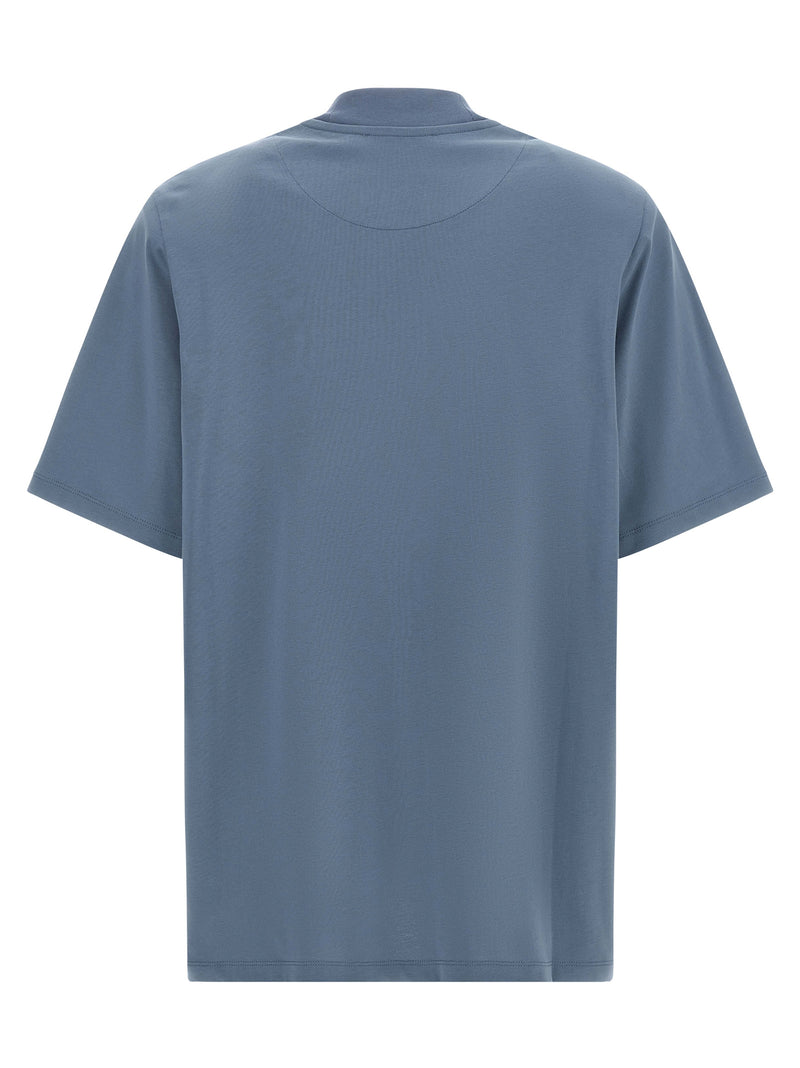 The Attico Blue Cotton T-Shirt for Women