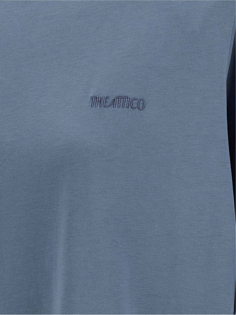 The Attico Blue Cotton T-Shirt for Women