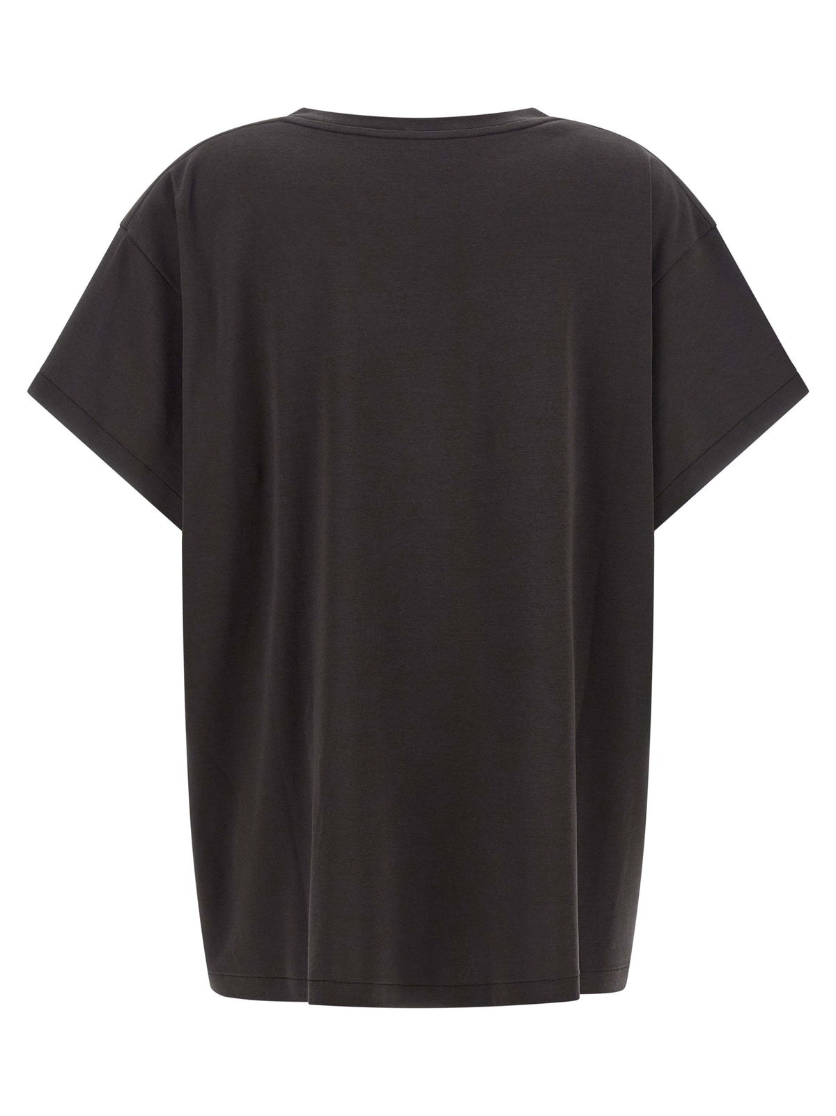Khaite Winsley Gray Cotton T-Shirt for Women