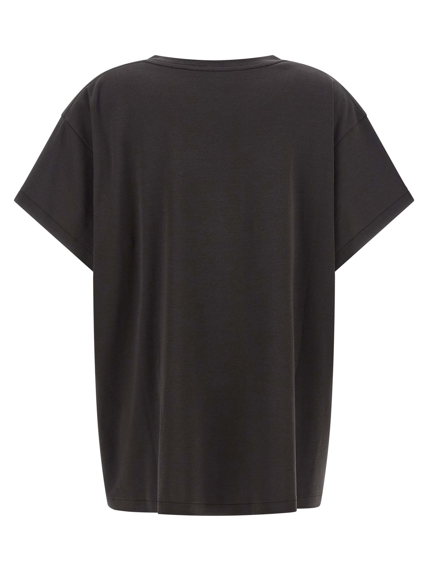 Khaite Gray Cotton T-Shirt