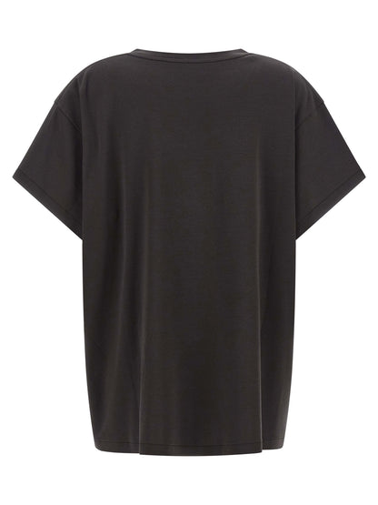 Khaite Gray Cotton T-Shirt
