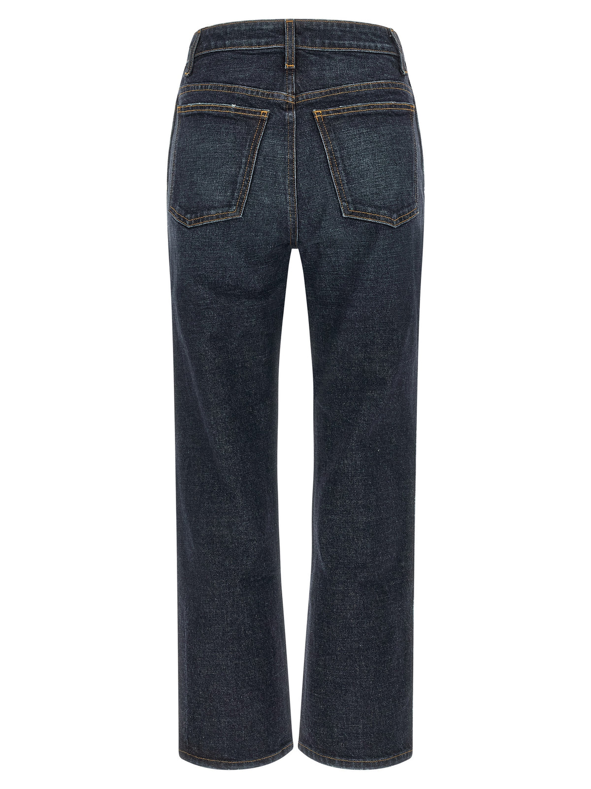 Khaite Abigail Blue Cotton Flared Jeans