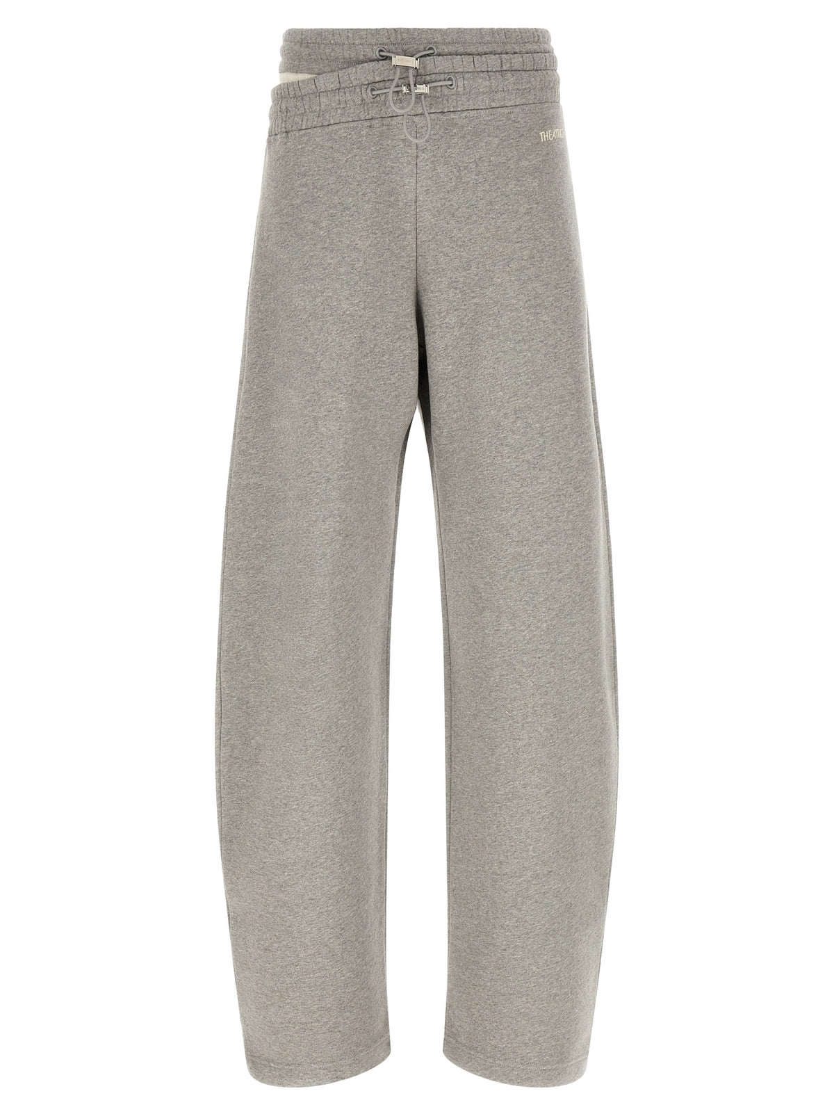 The Attico Gray Cotton Casual Pants for Women