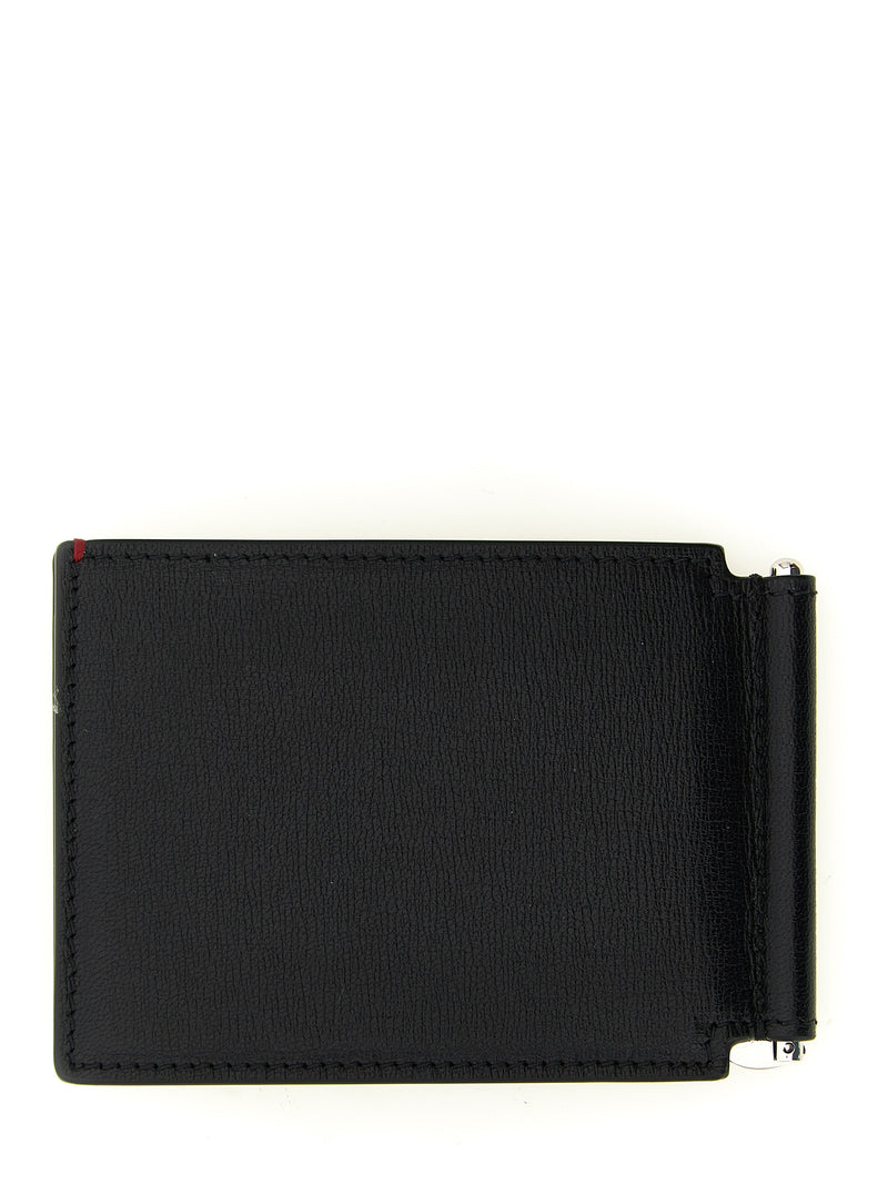 Brunello Cucinelli Black Goatskin Money Clip