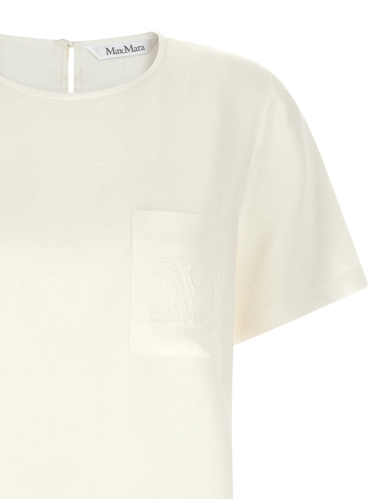 Max Mara MxmPagano White Silk Blouse - Elegant & Versatile