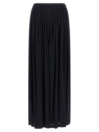 Max Mara Blue Lyocell Mini Skirt
