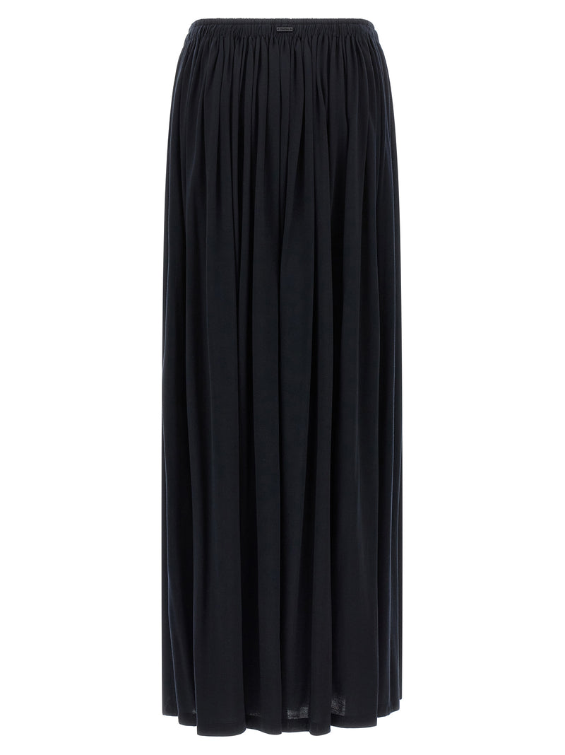 Max Mara MxmLivrea Blue Lyocell Mini Skirt