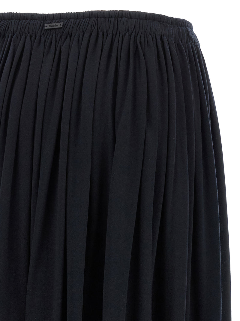 Max Mara MxmLivrea Blue Lyocell Mini Skirt