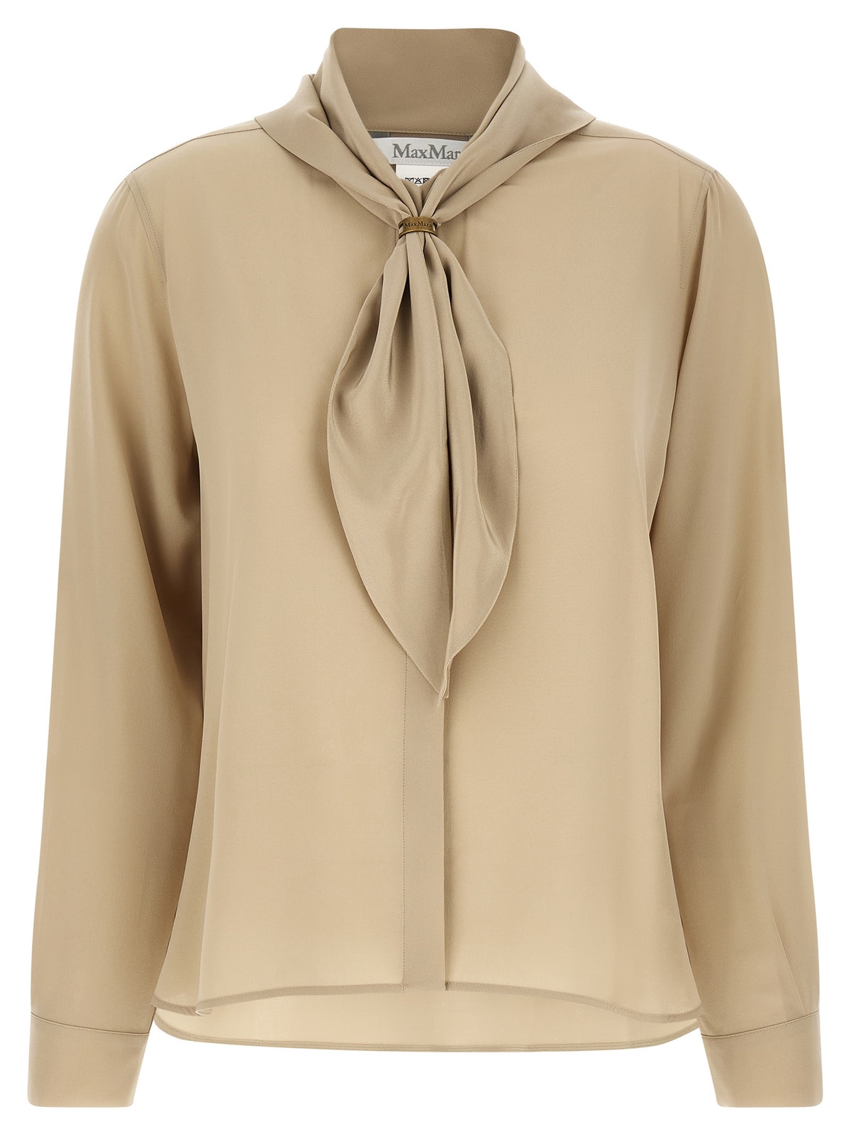 Max Mara MxmDry Beige Silk Blouse