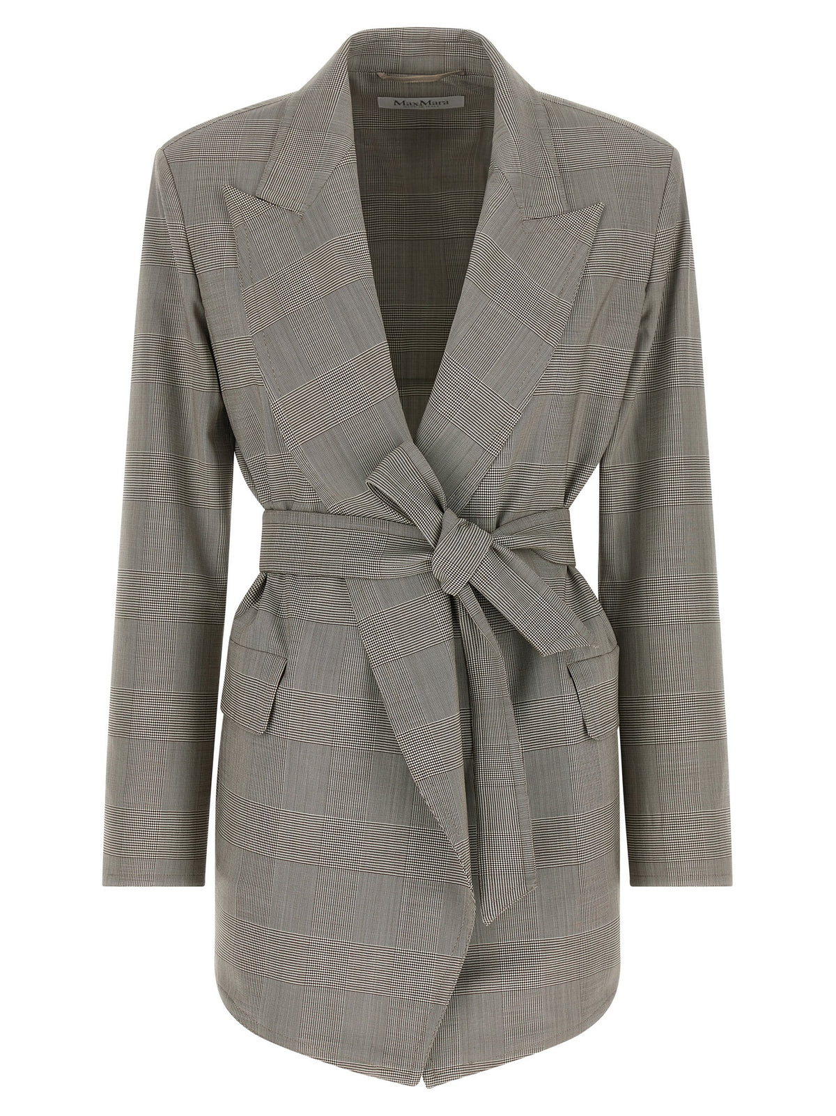 Max Mara MxmNasello Gray Wool Blazer for Women