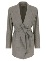 Max Mara MxmNasello Gray Wool Blazer for Women