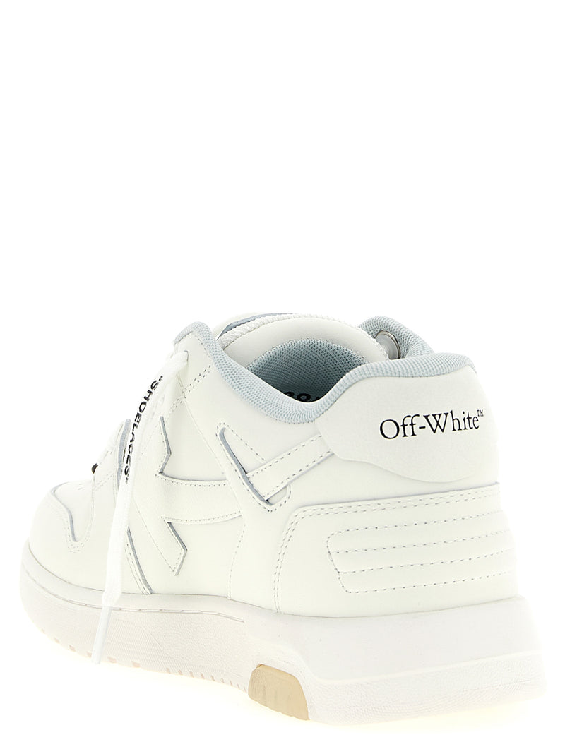 Off-White Bicolor Calfskin Athletic Sneakers for Women
