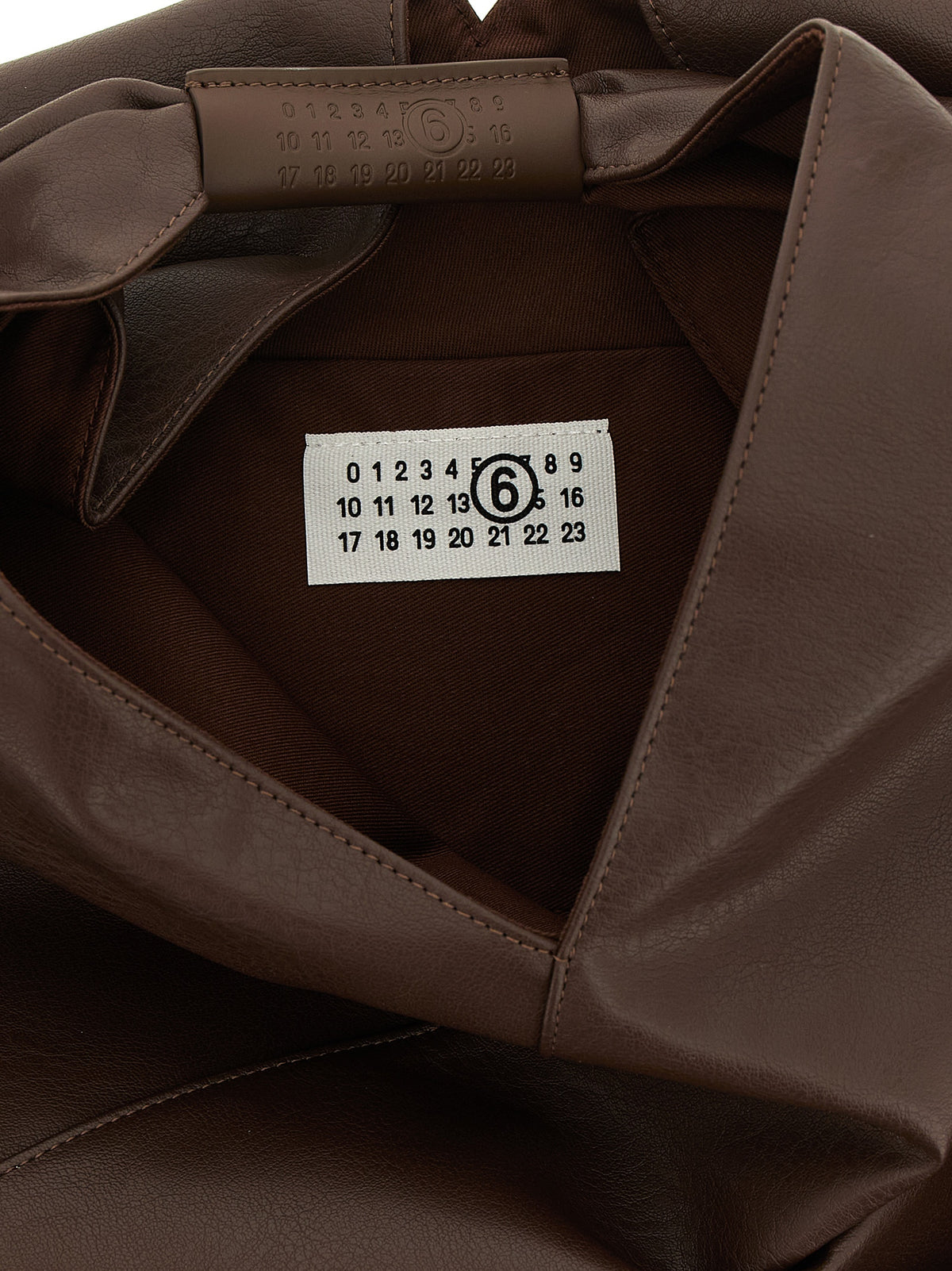 MM6 Maison Margiela Brown Polyethylene Handbag - Japanese Classic