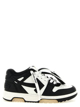 Off-White Bicolor Calfskin Low Top Sneakers for Women
