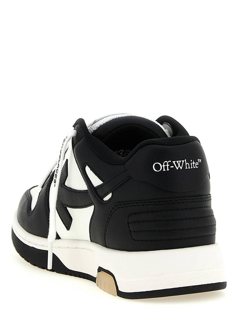 Off-White Bicolor Calfskin Low Top Sneakers for Women