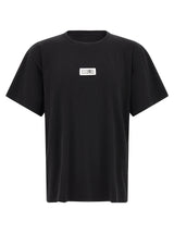 MM6 Maison Margiela Black Cotton T-Shirt for Men