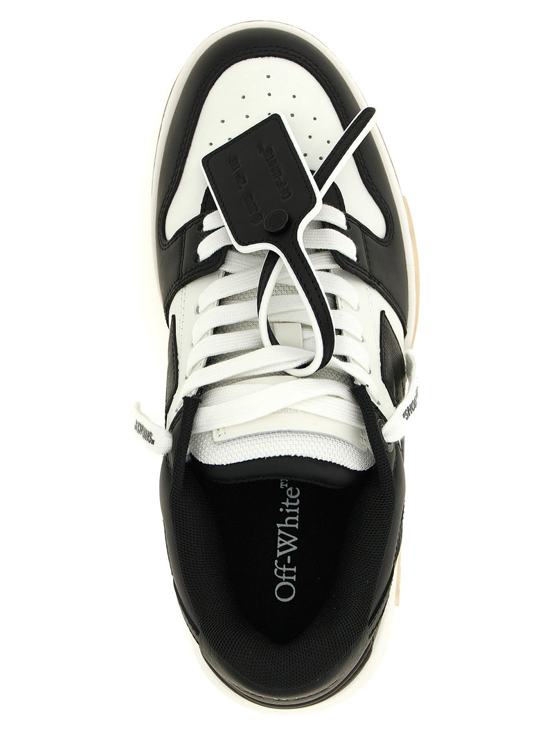 Off-White Bicolor Calfskin Low Top Sneakers for Women