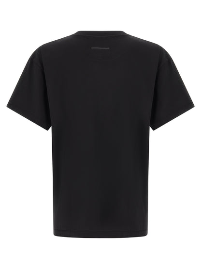 MM6 Maison Margiela Black Cotton T-Shirt