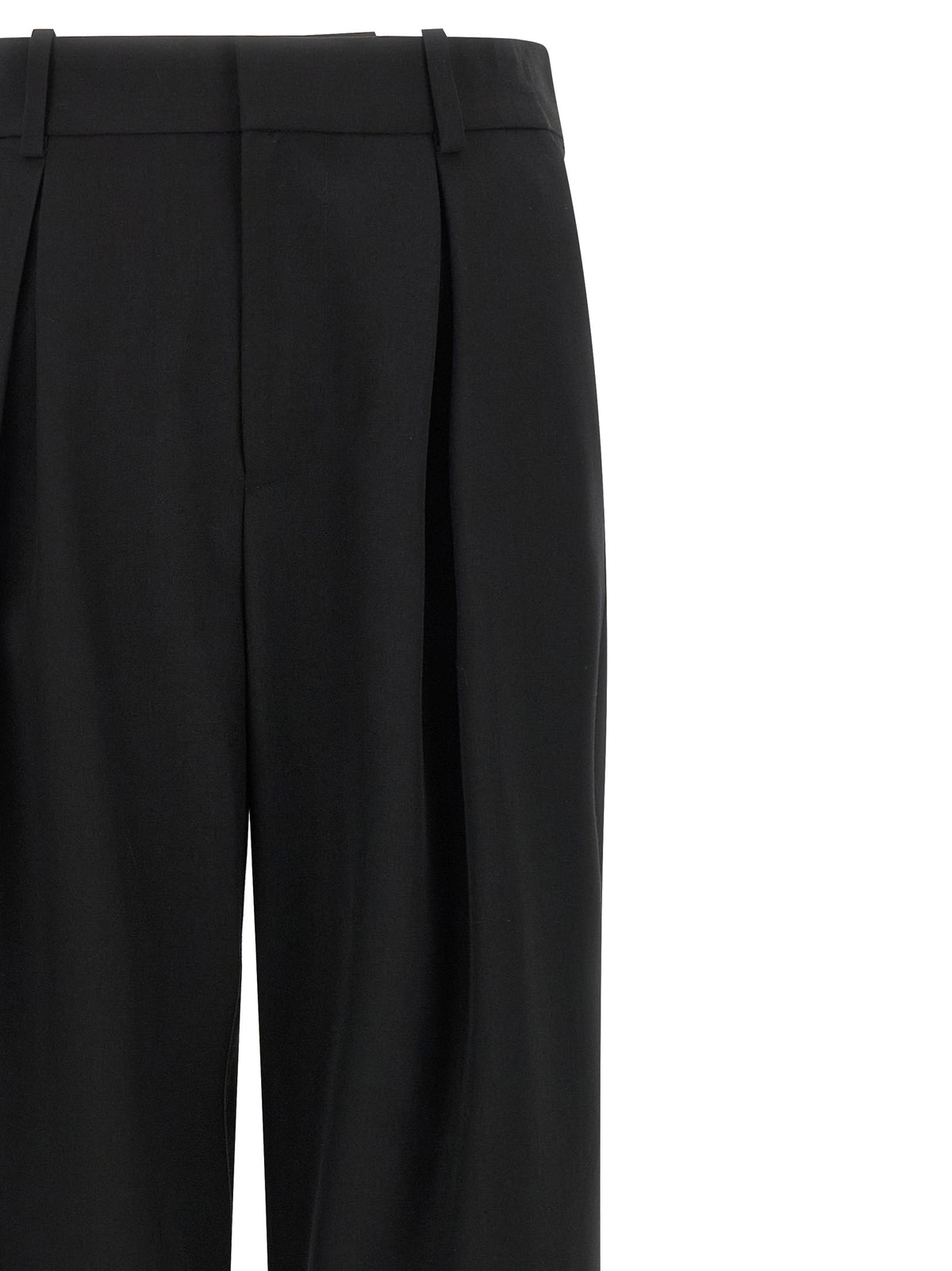 MM6 Maison Margiela Black Casual Pants for Women