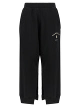MM6 Maison Margiela Black Cotton Joggers - Stylish Sportswear