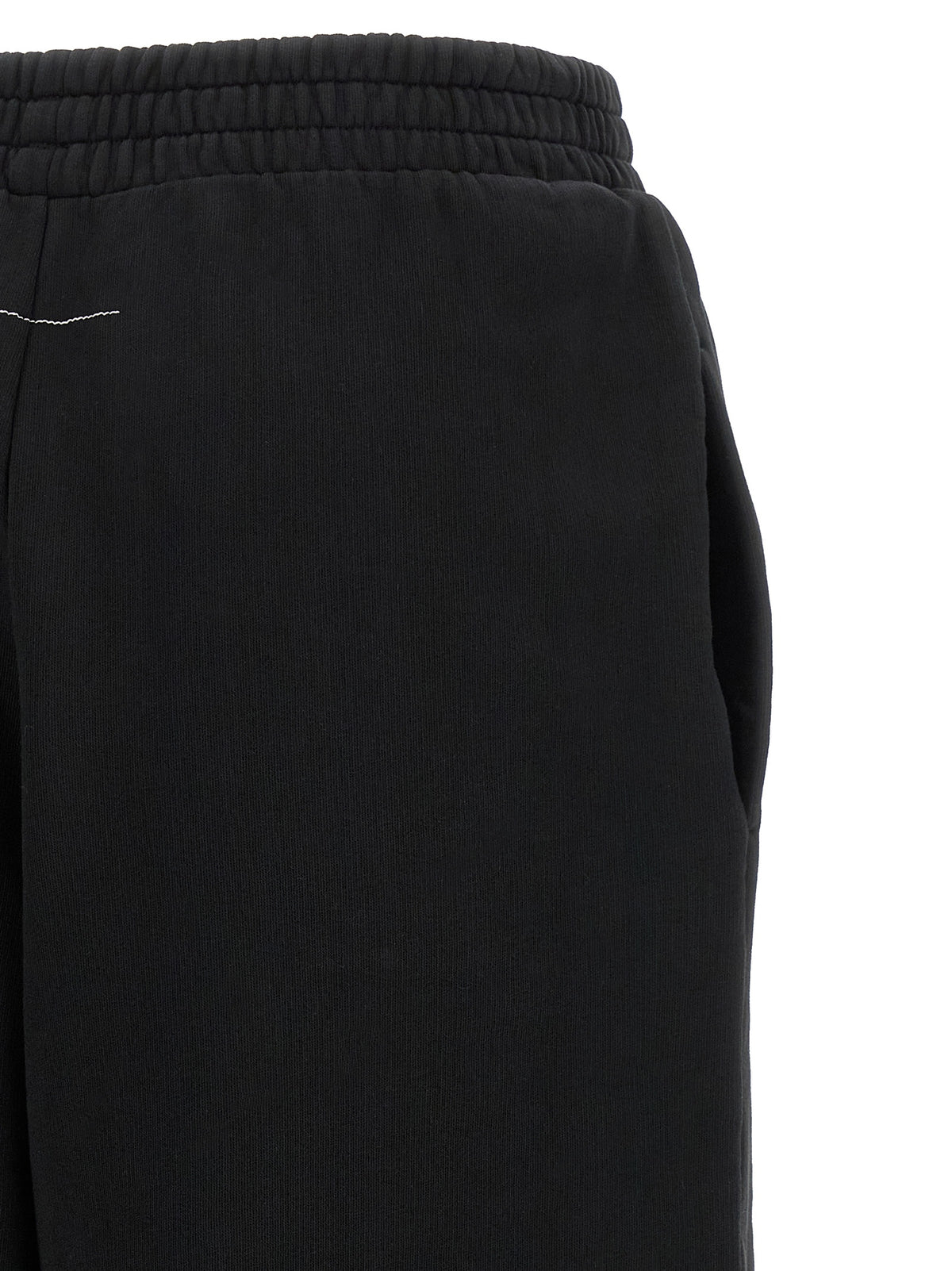 MM6 Maison Margiela Black Cotton Joggers - Stylish Sportswear