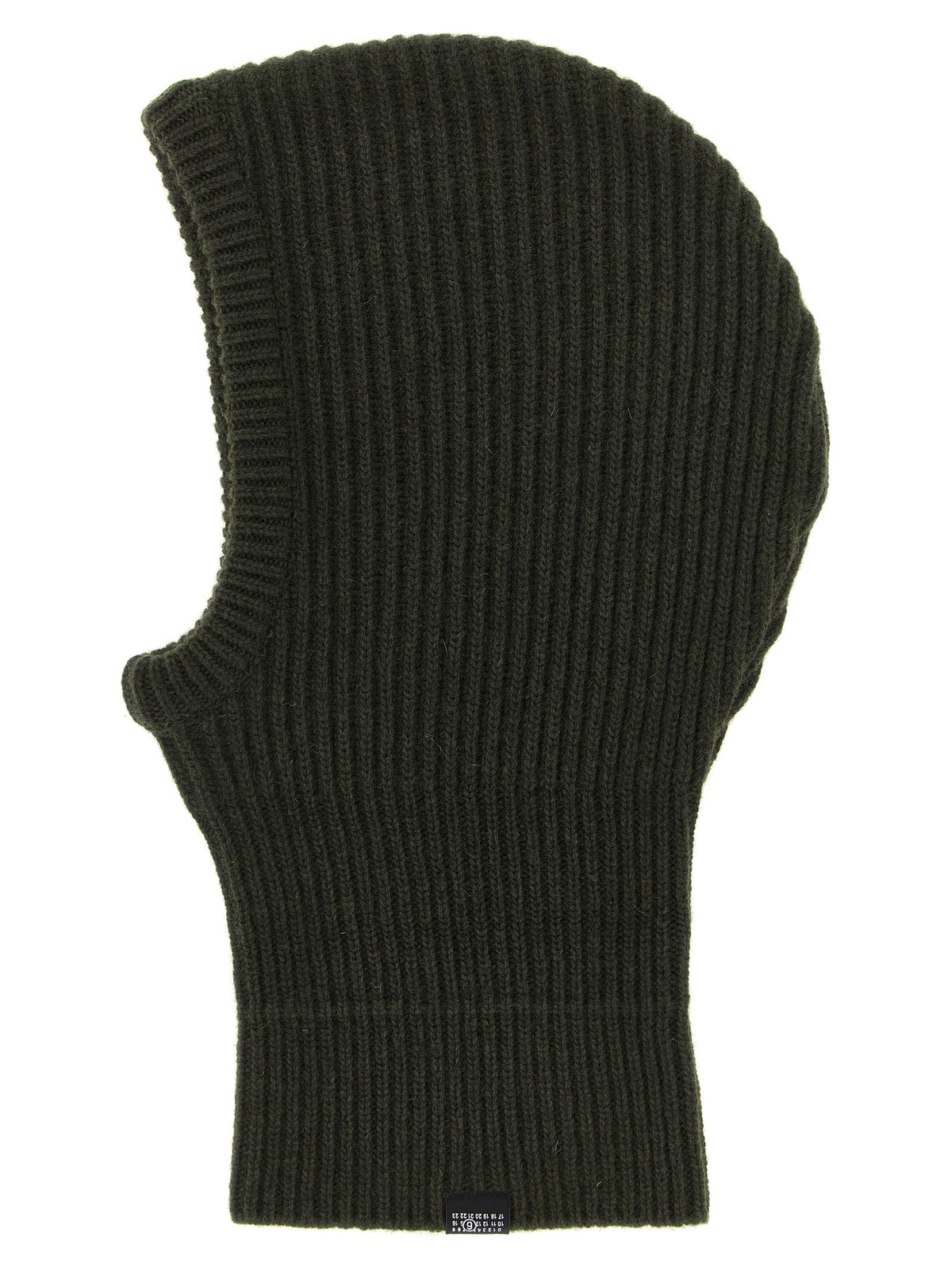 MM6 Maison Margiela Bicolor Wool Beanie - Green