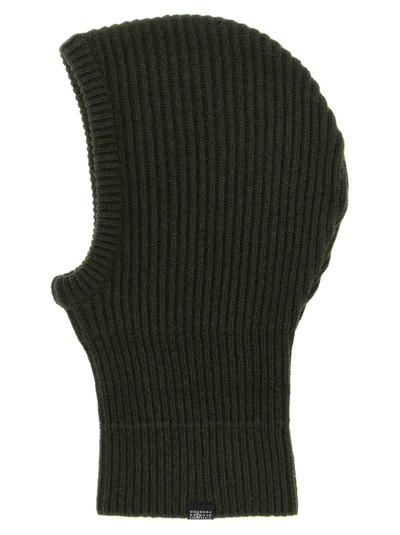 MM6 Maison Margiela Bicolor Wool Beanie - Green
