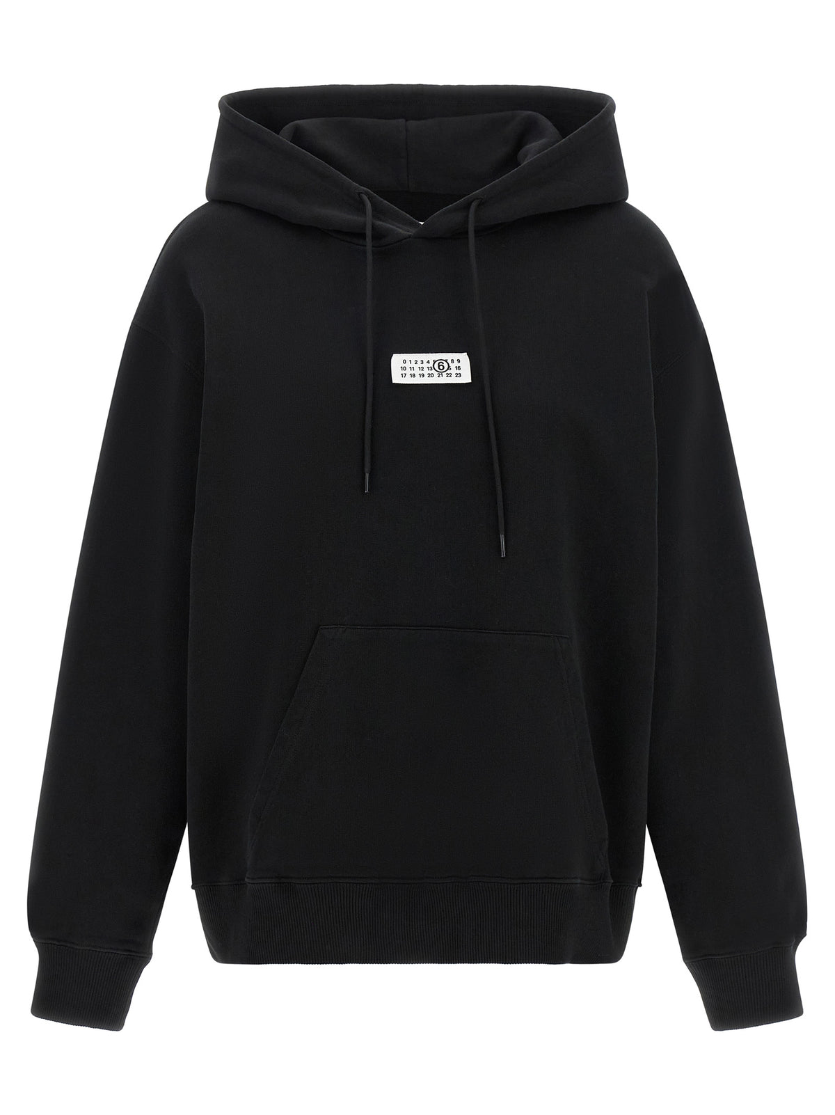 MM6 Maison Margiela Sweatshirt en Coton Noir pour Femme