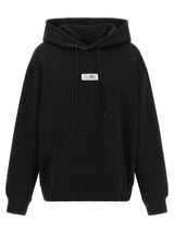 MM6 Maison Margiela Sweatshirt en Coton Noir pour Femme