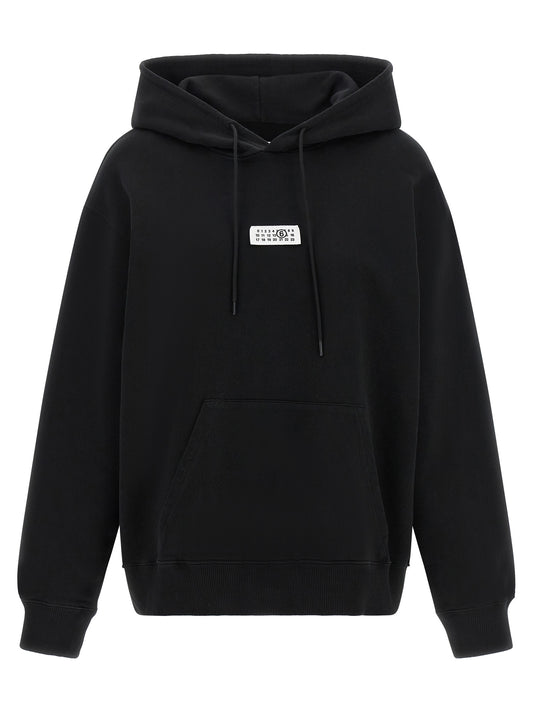 MM6 Maison Margiela Black Cotton Sweatshirt