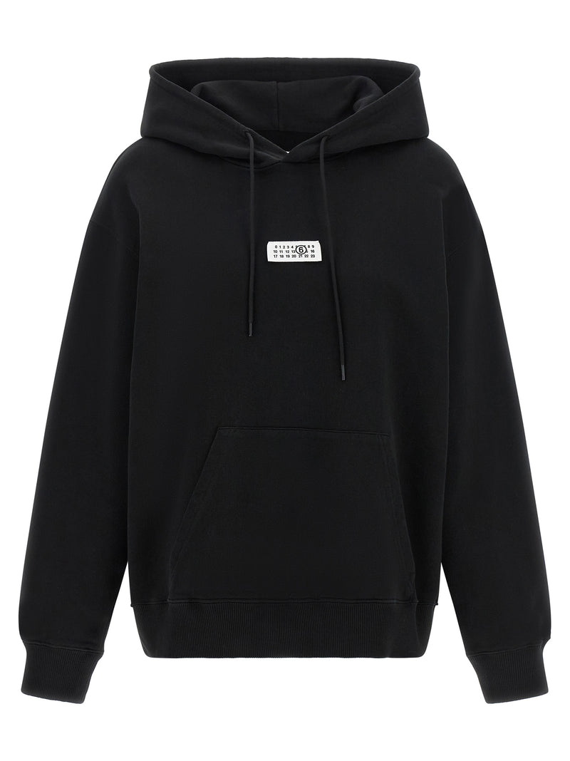 MM6 Maison Margiela Sweatshirt en Coton Noir pour Femme